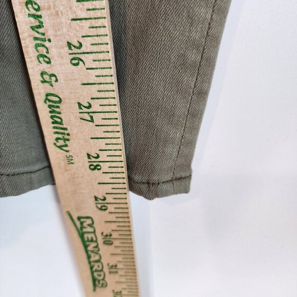 AG Adriano Goldschmied The Legging Super Skinny‎ Ankle Jeans Olive Distressed 26 - Picture 13 of 14